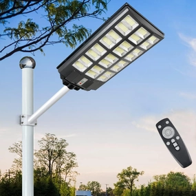 12000W Solar Street Lights Outdoor, 100000 Lumens Dusk to Dawn Motion Sensor Security Flood Light Waterproof, Perfect for Garden,Yard, Street, Parking lot