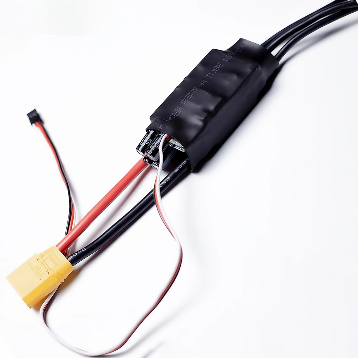 120A ESC 2-6S LiPo Brushless Electronic Speed Controller with BEC XT90 & 5.0mm Plug for RC Airplane Drone Model