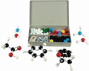 125Pieces Chemistry Molecular Model Kit - Portable Organic Molecular Model Set for Student Organic Chemistry Learning - Educational Tool for High School and College Students - Unisex