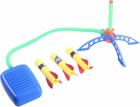 1 Set Jump Launcher for Outdoor Rockets with Foot for Backyard Games and Picnics No Batteries Required Great Present Idea Random Color