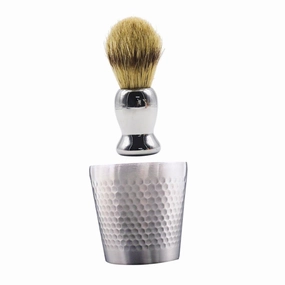1set Men Shaving Brush Set Pattern Bowl Grooming Kit for Shaving Includes Soft Brush for Gentle Exfoliation and Convenient Storage
