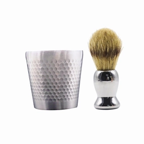 1set Men Shaving Kit Set Shaving Bowl Soft Bristle Brush for Easy Grooming for Daily Beard Care and Exfoliation Practical Design for Safe Use