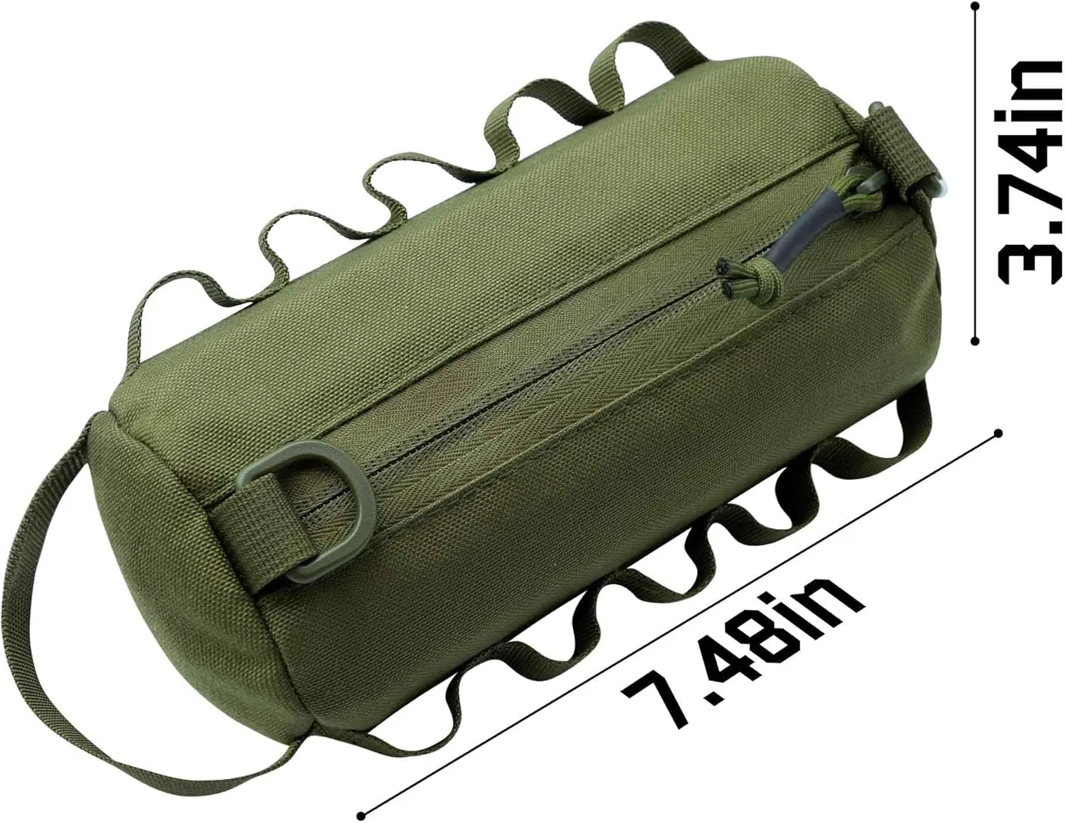 2 Piece Upgrade Laser Cut Multi-Purpose Tactical Molle Tool Pouch, Small Utility Belt Vest Pouches Bag for Backpack