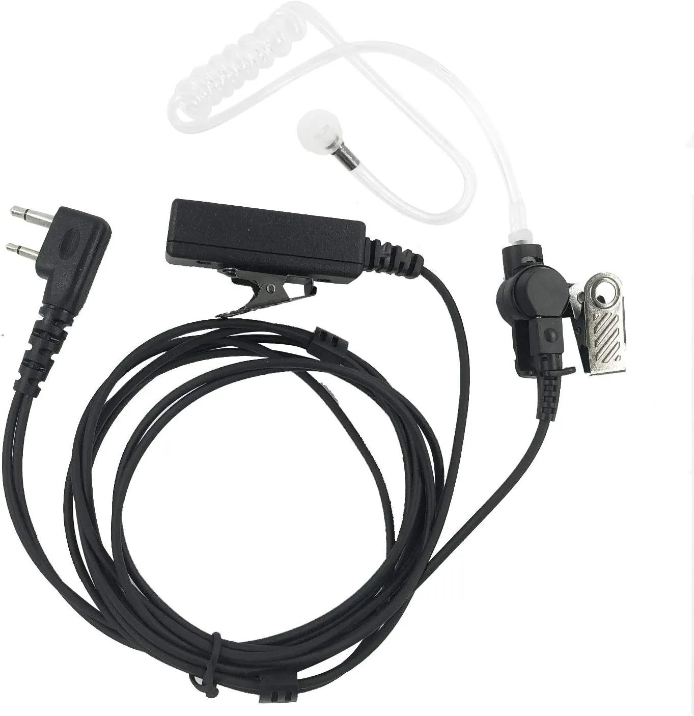 2 Pin Acoustic Tube Earphone Headset Earpiece for ICOM IC-F3011 IC-F4011 IC-F3001 IC-F4001 IC-F1000 IC-F2000 IC-T70A IC-F33 Two Way Radio