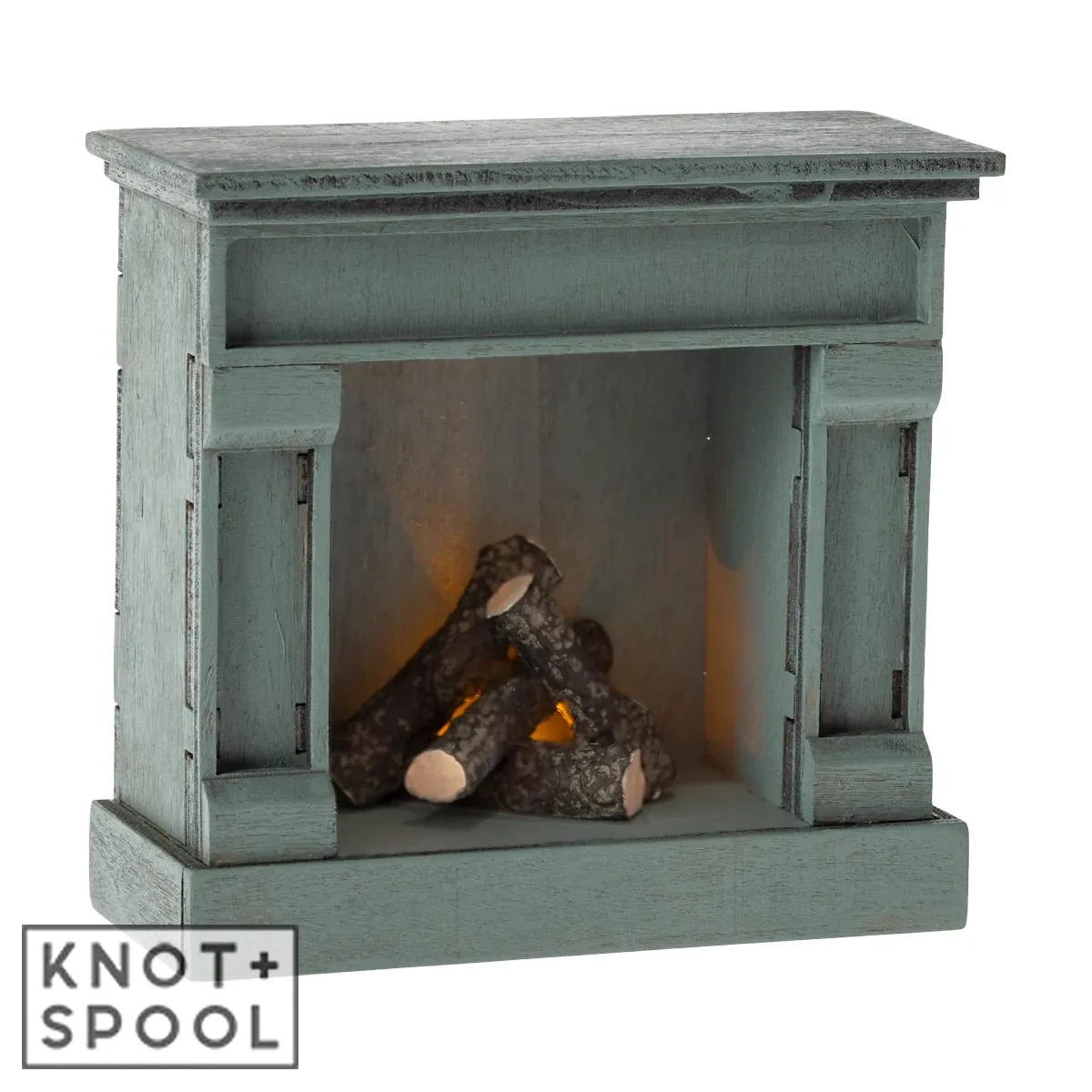 2024 Maileg Mouse Blue Fireplace