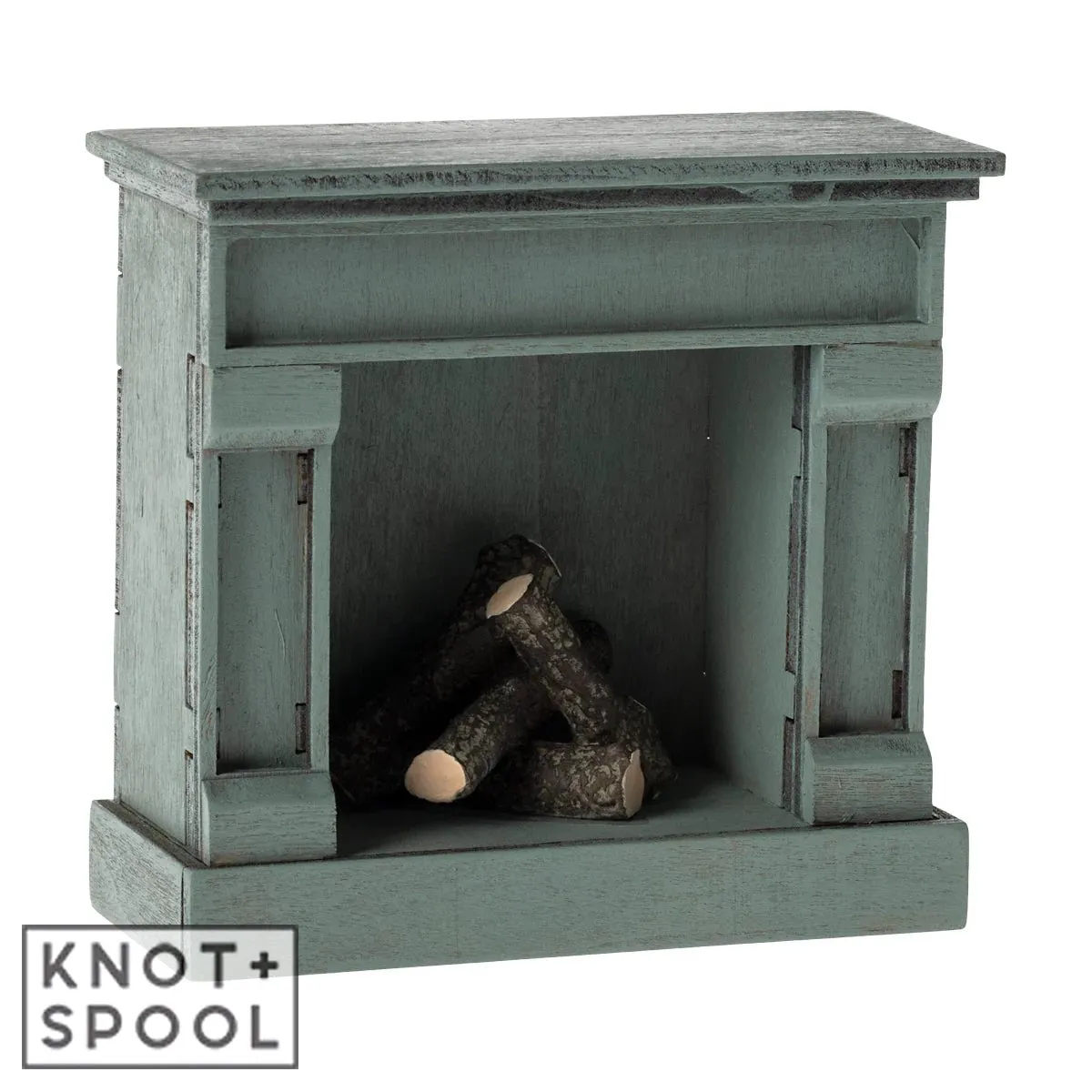 2024 Maileg Mouse Blue Fireplace