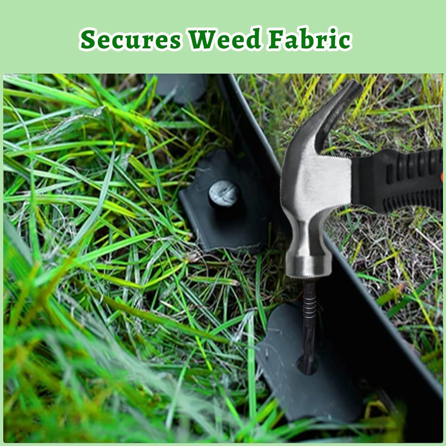 20 ft Fence Edging for Landscaping Include Garden Pruning Scissors,20 Spikes,20 ft Lawn Edging Edging for Landscaping Edging and Garden Edging and Garden Border(Black-20ft)
