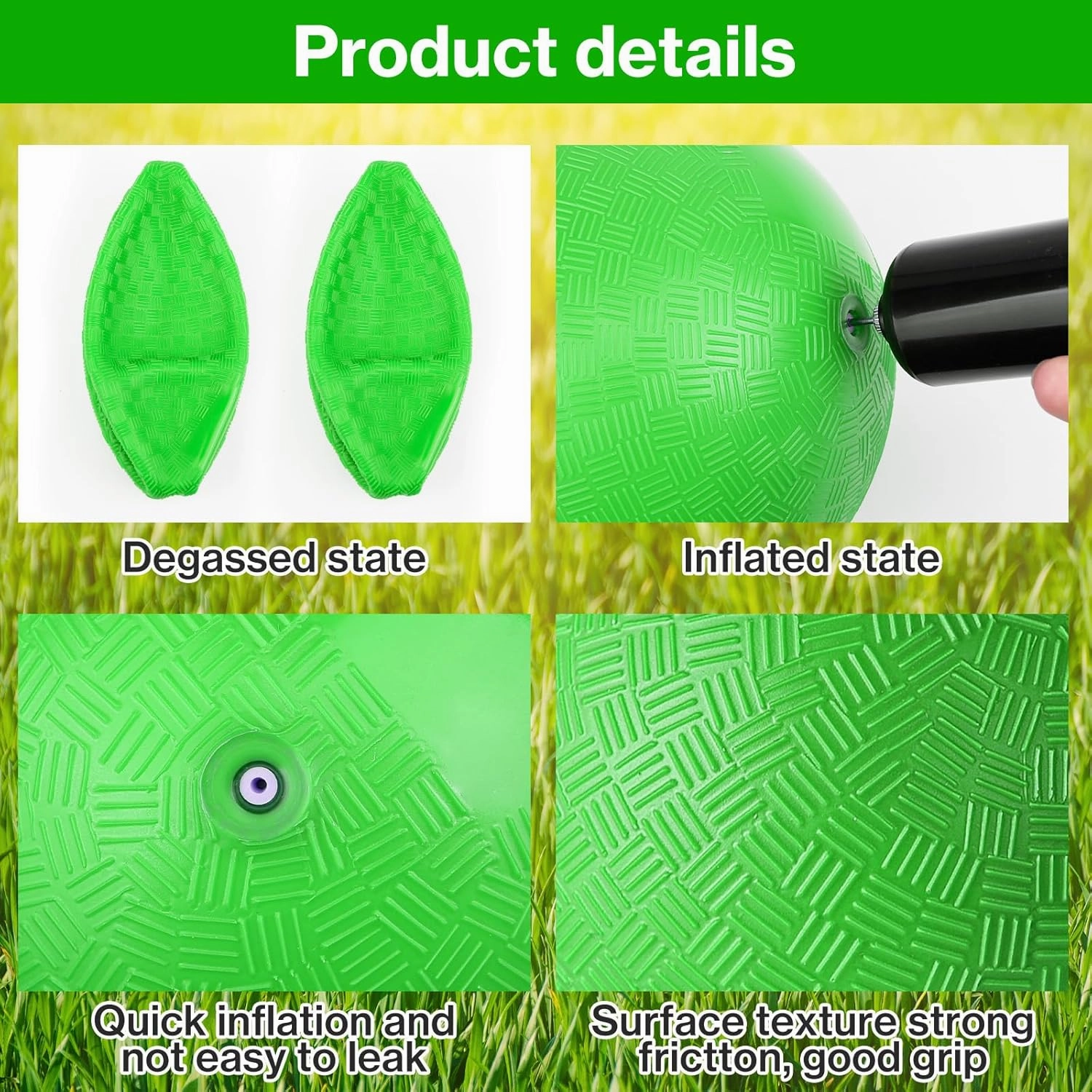 24 Pcs Dodgeballs 5 Inch Playground Ball Kickball Inflatable Rubber Handball Bouncy Dodge Ball with 1 Hand Pump for Outdoors Ball Games Gym Camps Picnic
