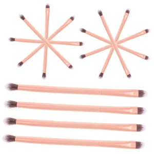 24pcs Double-ended Makeup Brush for Eyeshadow Nose Contouring Highlighting Lightweight Supple Cosmetic Tools for Women for Travel Everyday Use