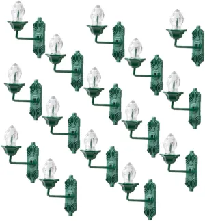 25pcs Miniature Wall Lamp Models Vintage Fake Wall Lights for Sand Table Layout Playing House Decor for Landscape