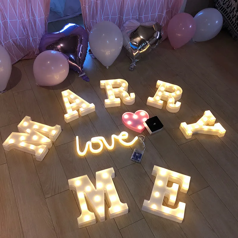26 Letters Alphabet LED Letter Lights 20cm