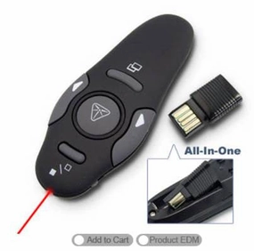 2.4G Multifunction Laser Presenter with Mini Receiver