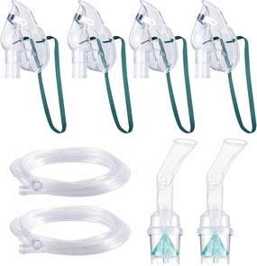 2 Piece Nebulizer Replacement Kit for Adult White