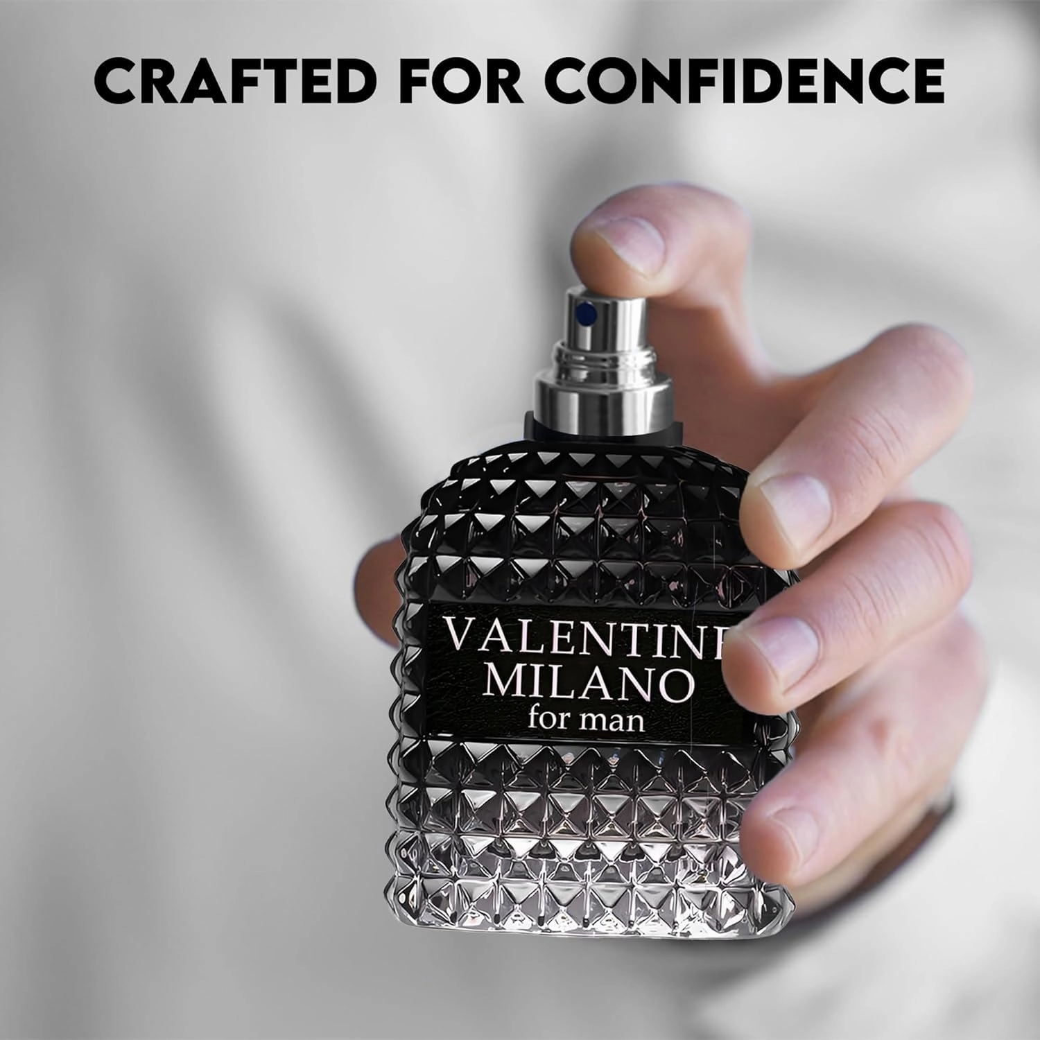2PCS Valentine Milano/1 Billion Eau De Toilette for Men-Fresh,Romantic Scent Perfume for Men 3.4 Fl Oz Each Mens Cologne For All Skin Daily Used