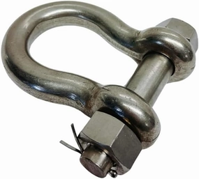 316 Stainless Steel Drop Forged 3/4" Bolt Pin Anchor Shackle 6000Lb WLL