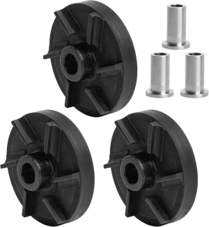 3587 Magnetic Impeller & 3220 Bearing Sleeve, Compatible with Grindmaster Crathco D15, D25, D35, D155, D255, D355 Beverage Dispensers - Ideal for Stirring or Spraying Juice in HD, WD Models (3 Pack)