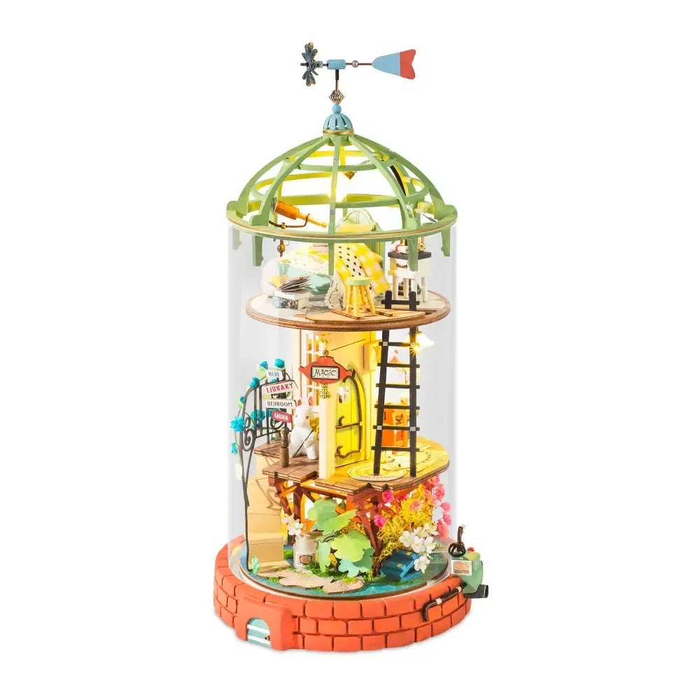 3D Miniature House Puzzle Toy Kit: Domed Loft