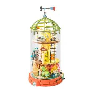 3D Miniature House Puzzle Toy Kit: Domed Loft