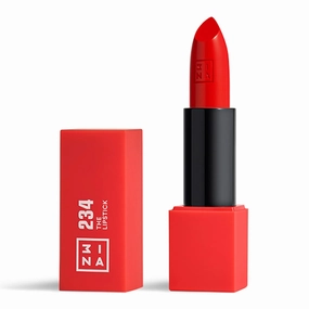 3INA MAKEUP - Vegan & Cruelty Free - The Lipstick 234 - Light Red - 5h Lasting - Highly Pigmented Matte - Vanilla Scented - Magnetic Cap