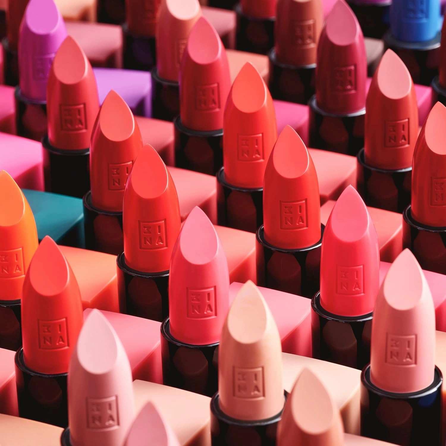 3INA MAKEUP - Vegan & Cruelty Free - The Lipstick 265 - Brown - 5h Lasting - Highly Pigmented Matte - Vanilla Scented - Magnetic Cap