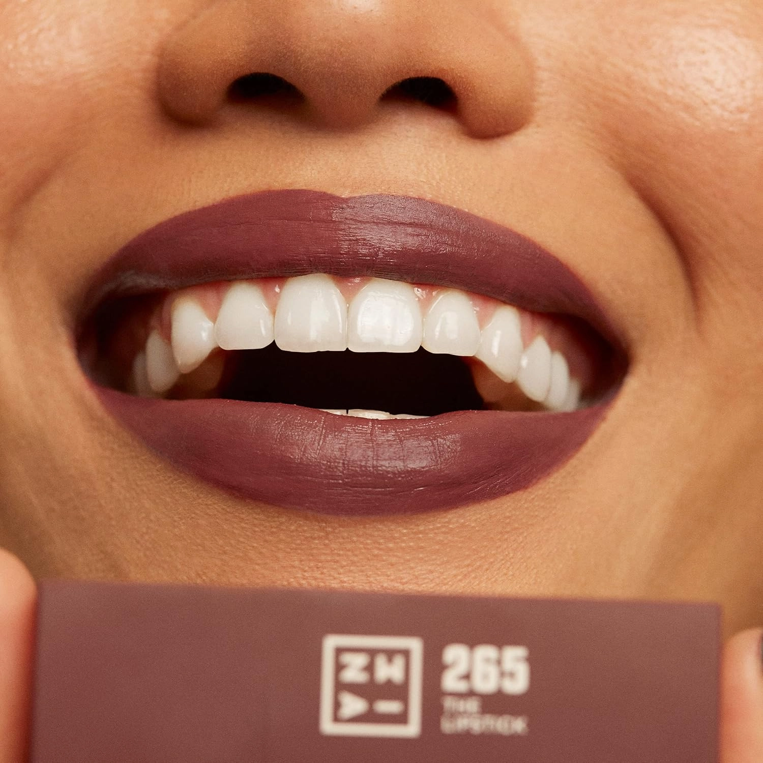 3INA MAKEUP - Vegan & Cruelty Free - The Lipstick 265 - Brown - 5h Lasting - Highly Pigmented Matte - Vanilla Scented - Magnetic Cap