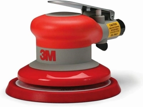 3M Random Orbital Sander – Pneumatic Palm Sander – 5” x 3/16” Diam. Orbit – Stikit Disc Pad – For Wood, Composites, Metal – Original Series, 20317