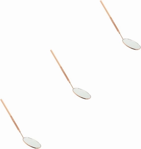 3pcs Eyelash Extension Mirror Aid Stainless Steel Lash Mirror Non- Handle for Precision Eyelash Application Portable Lightweight Makeup Tool for Lashes