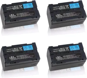 [4-Pack] 7.2V 5240mAh BDC70 Battery for Top-con BDC70 Li-ion Battery for Sokkia Total Stations