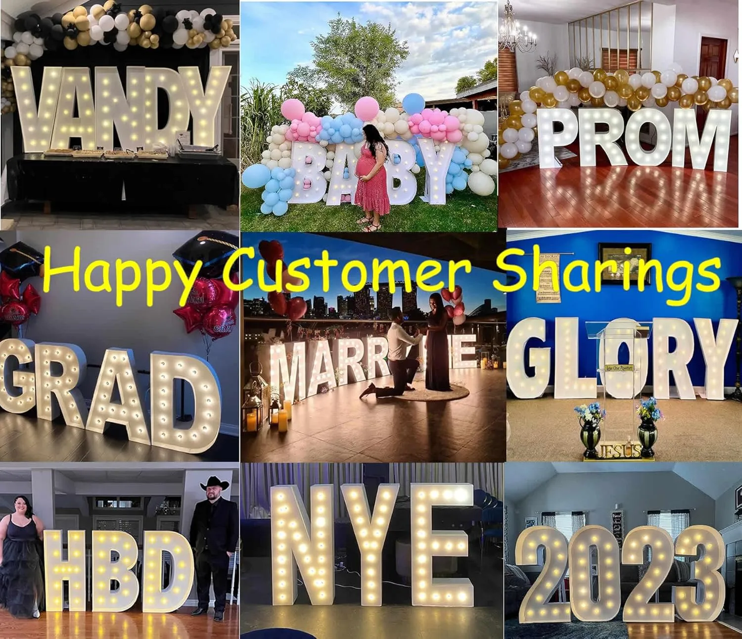 4FT Marquee Light Up Letters T, Big Marquee Letter for Baby Shower Birthday Engagement Wedding Marry Me Party Decor