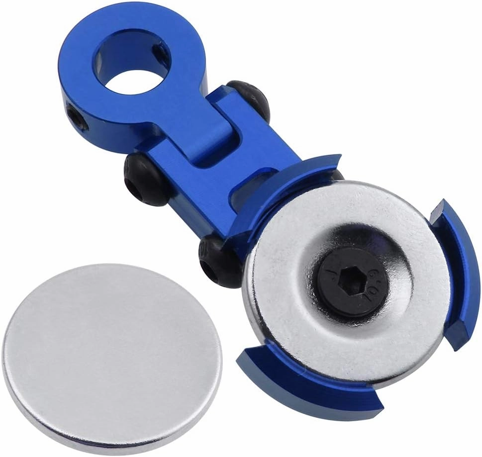 4PCS HobbyPark Aluminum Magnetic Stealth Invisible Body Post Mounts for 1/10 RC Car (Navy Blue)