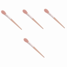 4pcs Makeup Brush for Women Blush and Highlighter Brush Soft Bristles Lightweight Cosmetic Tool for Even Application and Blending for Travel