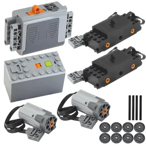 6pcsTechnic-Motor Battery-Box Set Train-Motor PowerFunction Kit Technic-Parts