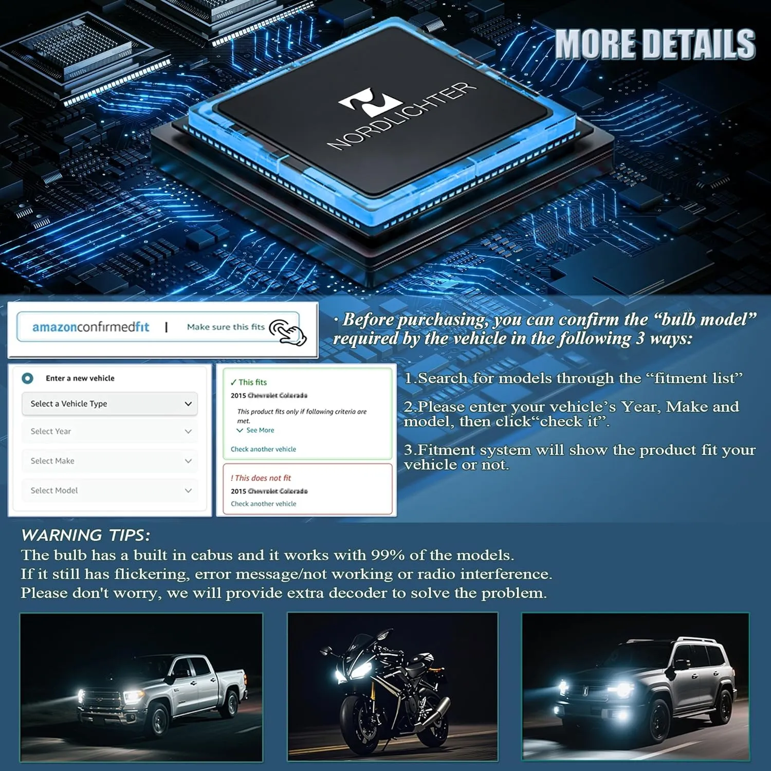 9005 Bulbs, 600% Brightness 9005 Fog Light 6500K Xenon White Extremely Super Bright Plug & Play with Cooling Fan (Pack of 2)
