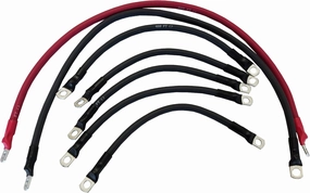 AC/DC WIRE AND SUPPLY E-Z-GO 1994 & UP 4 Gauge 7 pc Golf Cart Battery Cable Set