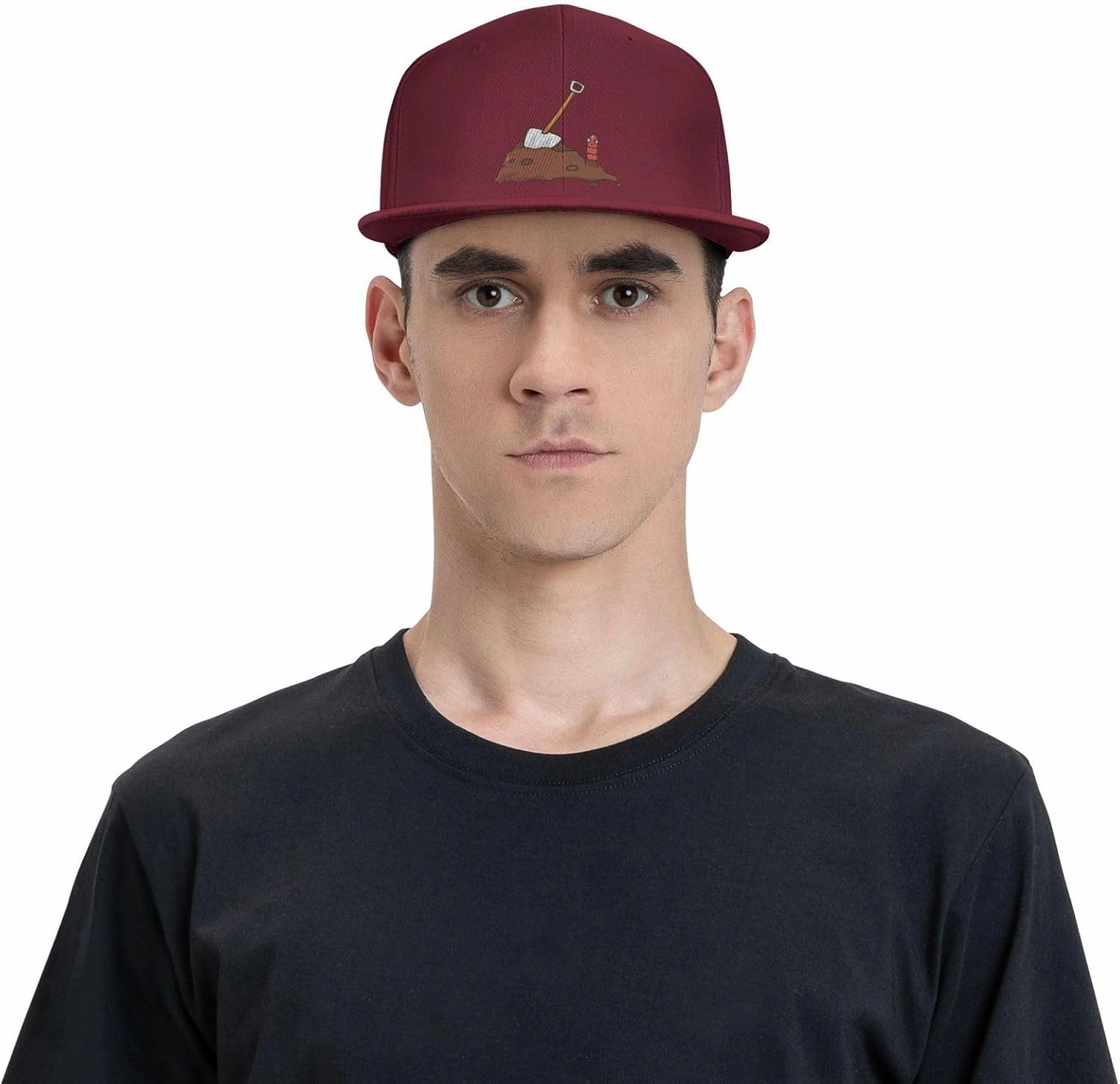 Adjustable Earthworms and Shovels Snapback Hat for Men Women Baseball Cap Dad Hats
