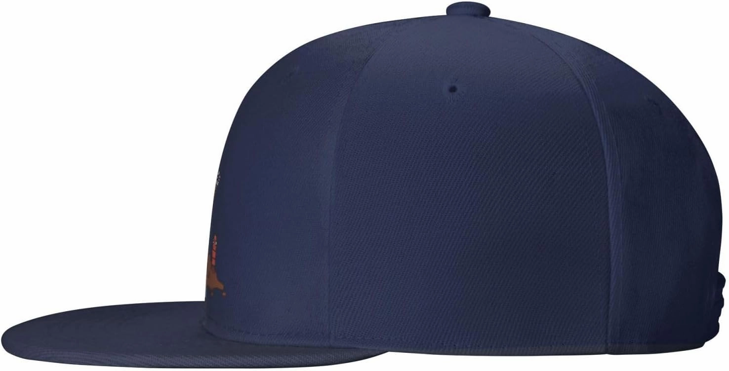 Adjustable Earthworms and Shovels Snapback Hat for Men Women Baseball Cap Dad Hats