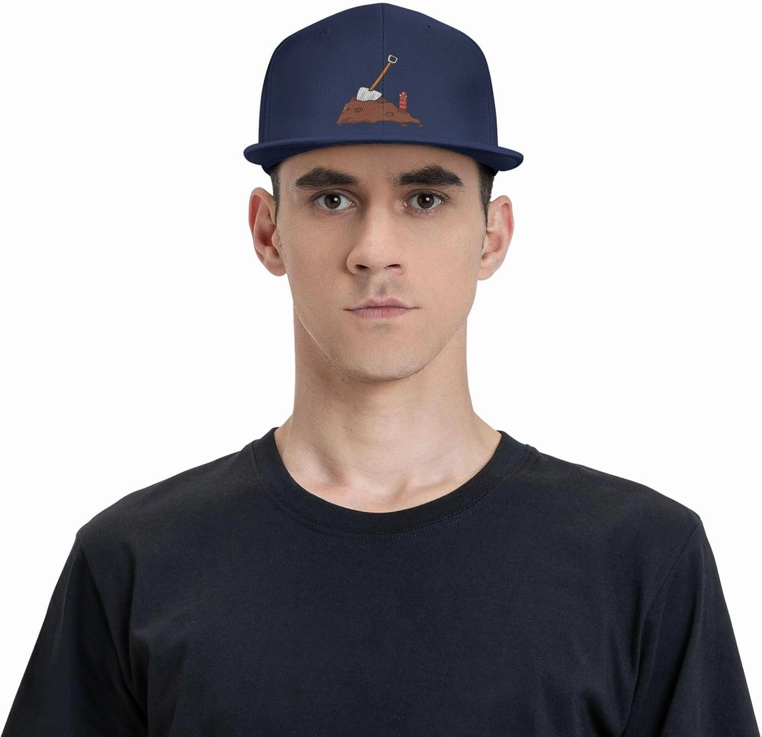 Adjustable Earthworms and Shovels Snapback Hat for Men Women Baseball Cap Dad Hats