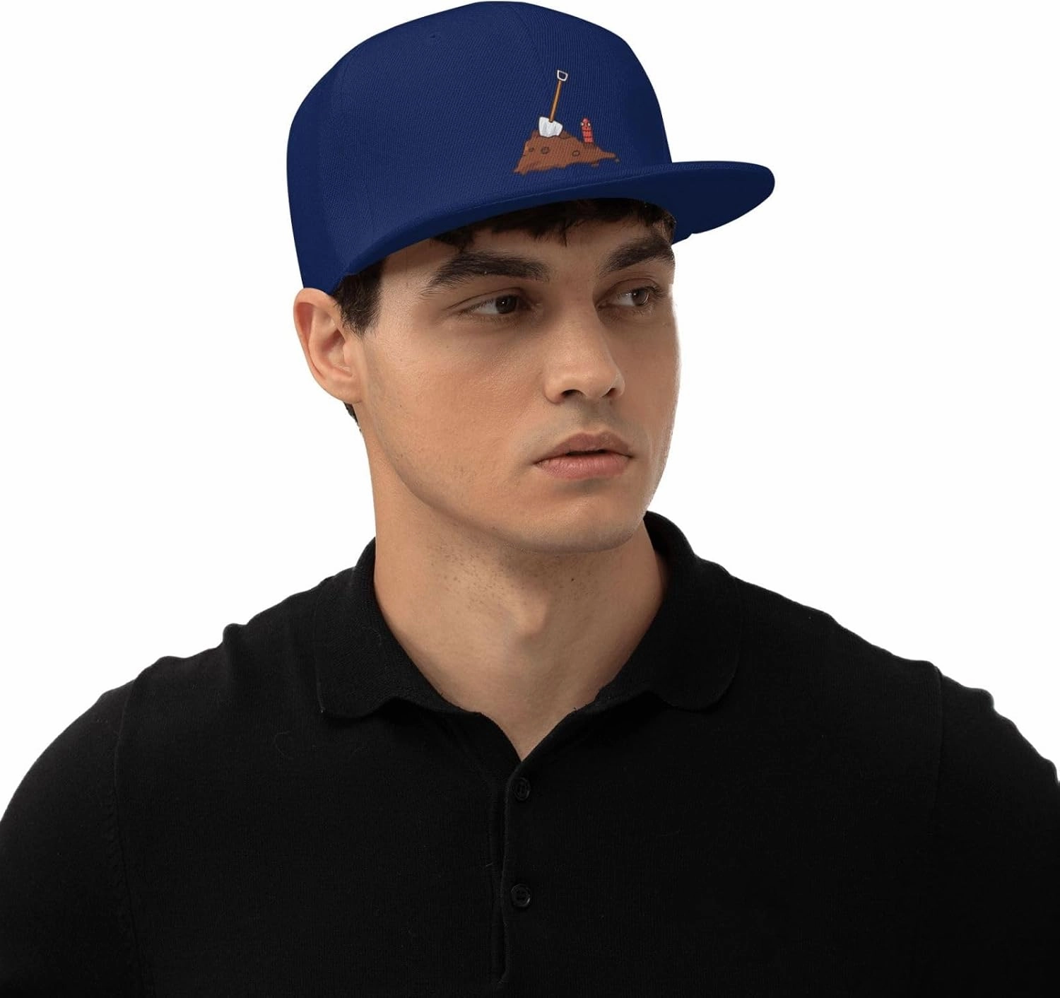 Adjustable Earthworms and Shovels Snapback Hat for Men Women Baseball Cap Dad Hats