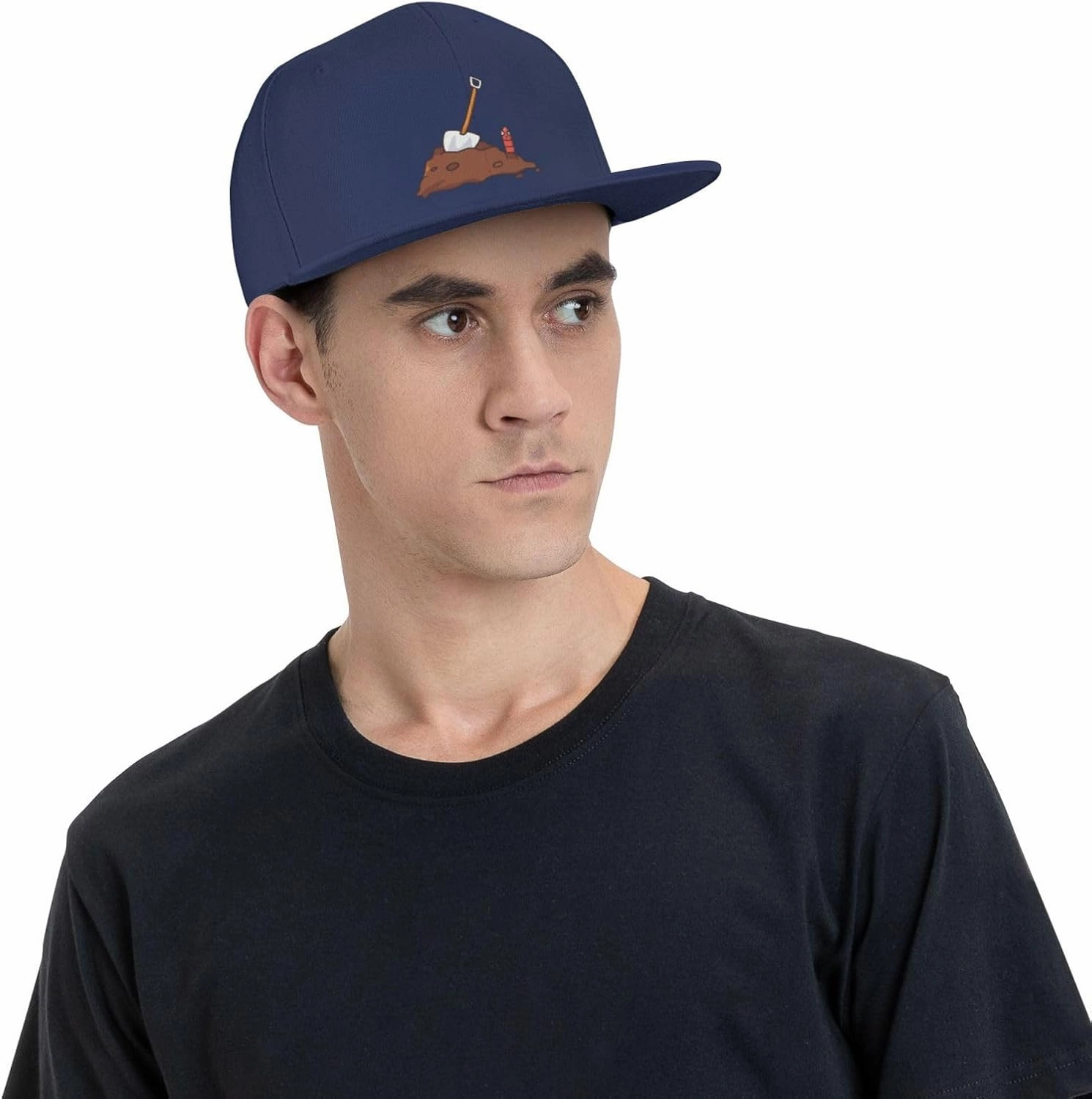 Adjustable Earthworms and Shovels Snapback Hat for Men Women Baseball Cap Dad Hats