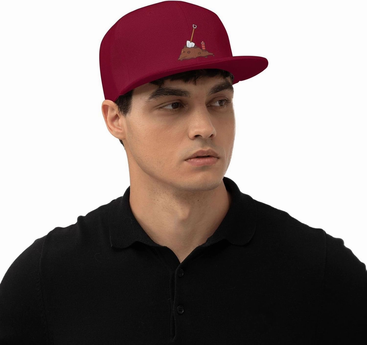 Adjustable Earthworms and Shovels Snapback Hat for Men Women Baseball Cap Dad Hats