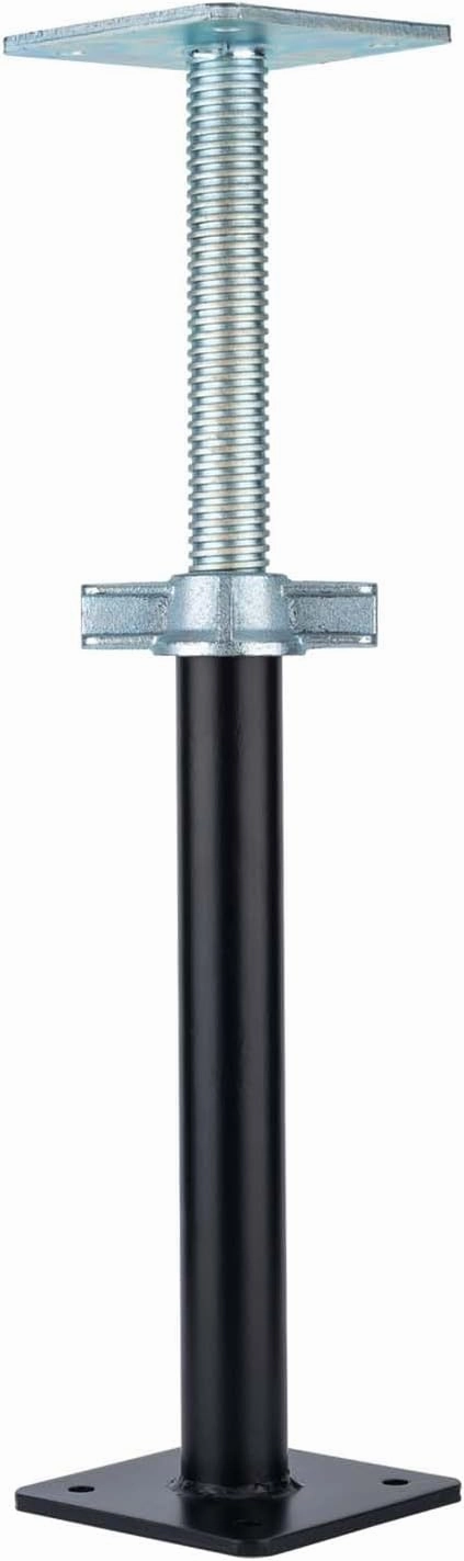 Adjustable Support Jack Lightweight Steel Bracing and Jack Posts - 17" - 25" Adjustment Range Adjustable Jack for Temporary Support Suitable for Cellar Ceilings, Underpasses, Attics, Decks