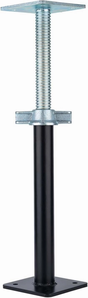 Adjustable Support Jack Lightweight Steel Bracing and Jack Posts - 17" - 25" Adjustment Range Adjustable Jack for Temporary Support Suitable for Cellar Ceilings, Underpasses, Attics, Decks