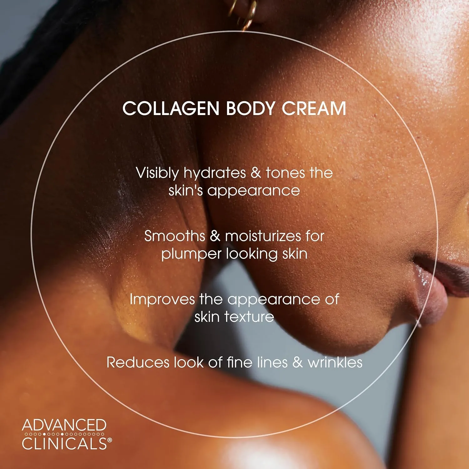 Advanced Clinicals Unscented Collagen Cream Face Moisturizer & Body Lotion   Collagen Body Oil Skincare 2pc Set For Women & Men Helps Reduce Appearance Of Crepey Skin, Wrinkles, & Dry Skin, 2PC Set