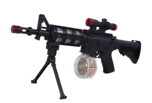 AK-87 Flashing Gun | Shooting Gun | Role Play Toy | Compact Toy Gun | Imaginative Play Gun | For Kids 3  years