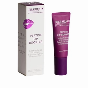 Alchimie Forever Lip Booster, Peptide-Power Plumping Formula for Hydrating Lip Treatment with Volulip & Maxilip by Sederma, Shea Butter, and Jojoba Oil – Vegan Balm for Dry Lips – 0.3 FL Oz