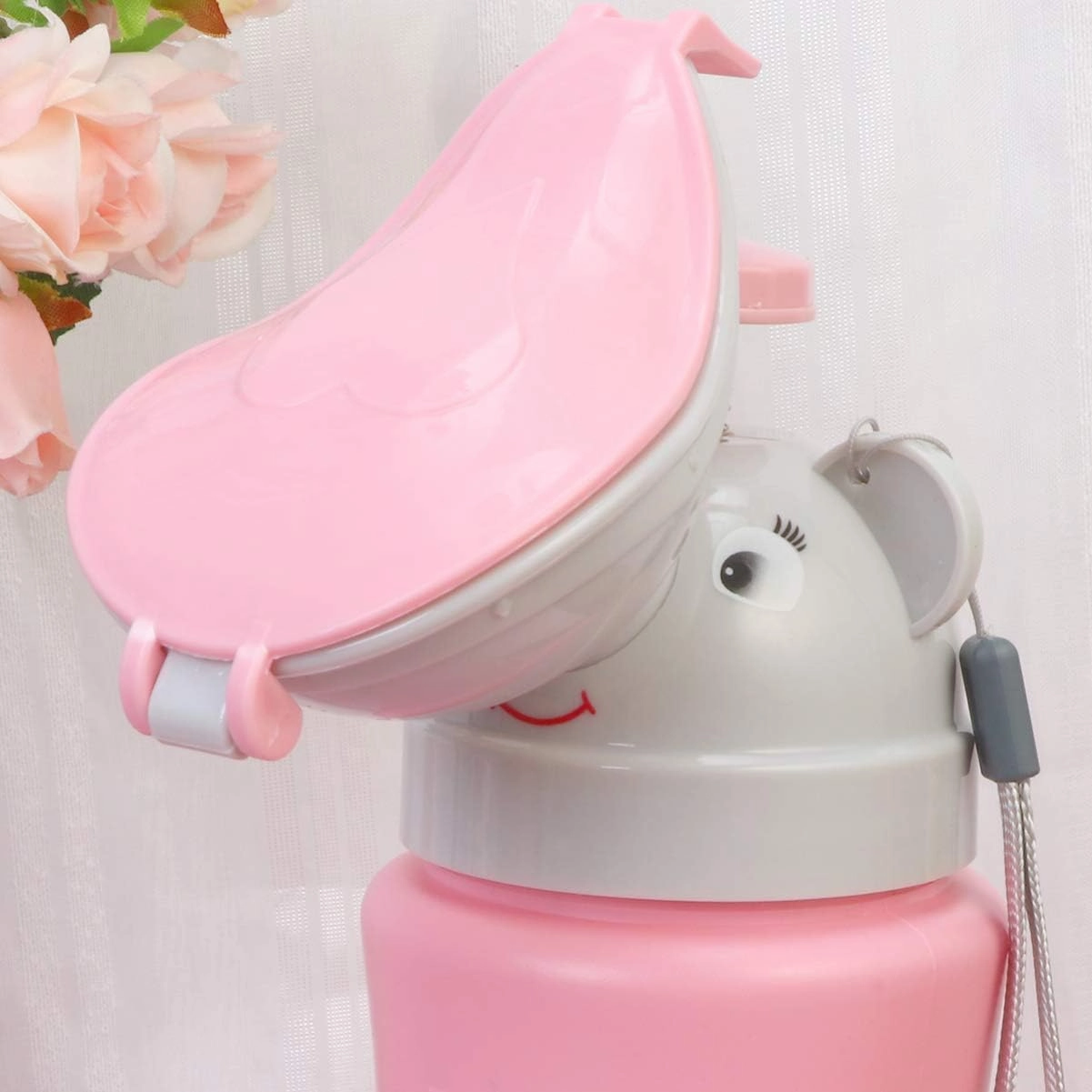 Alipis Urinal Toilet Portable Potty Bottle Cartoon Urining Tool Bedpans Pee Bottle Emergency Urinate Device for Car Travel Camping Outdoor