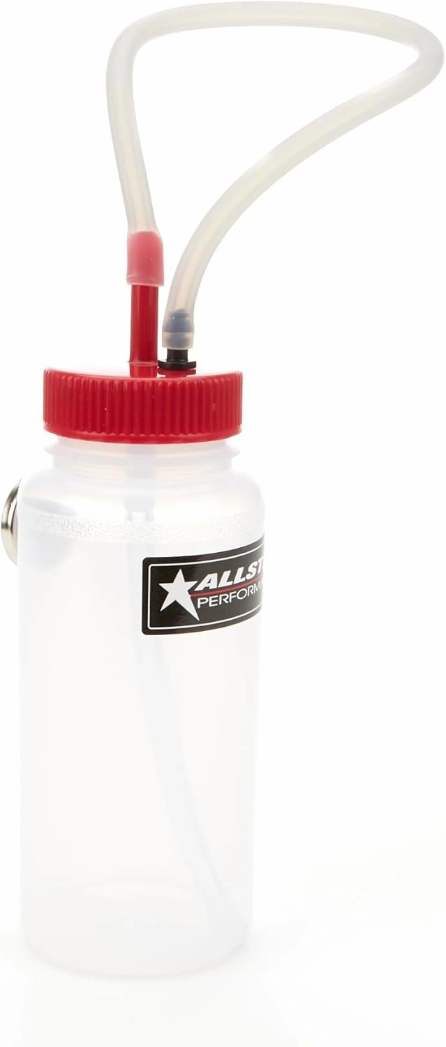 Allstar Performance ALL11017 Bleeder Bottle with Magnet and Check Valve , White