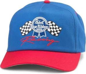 AMERICAN NEEDLE Pabst Blue Ribbon PBR Beer Unisex Adjustable Snapback Baseball Hat