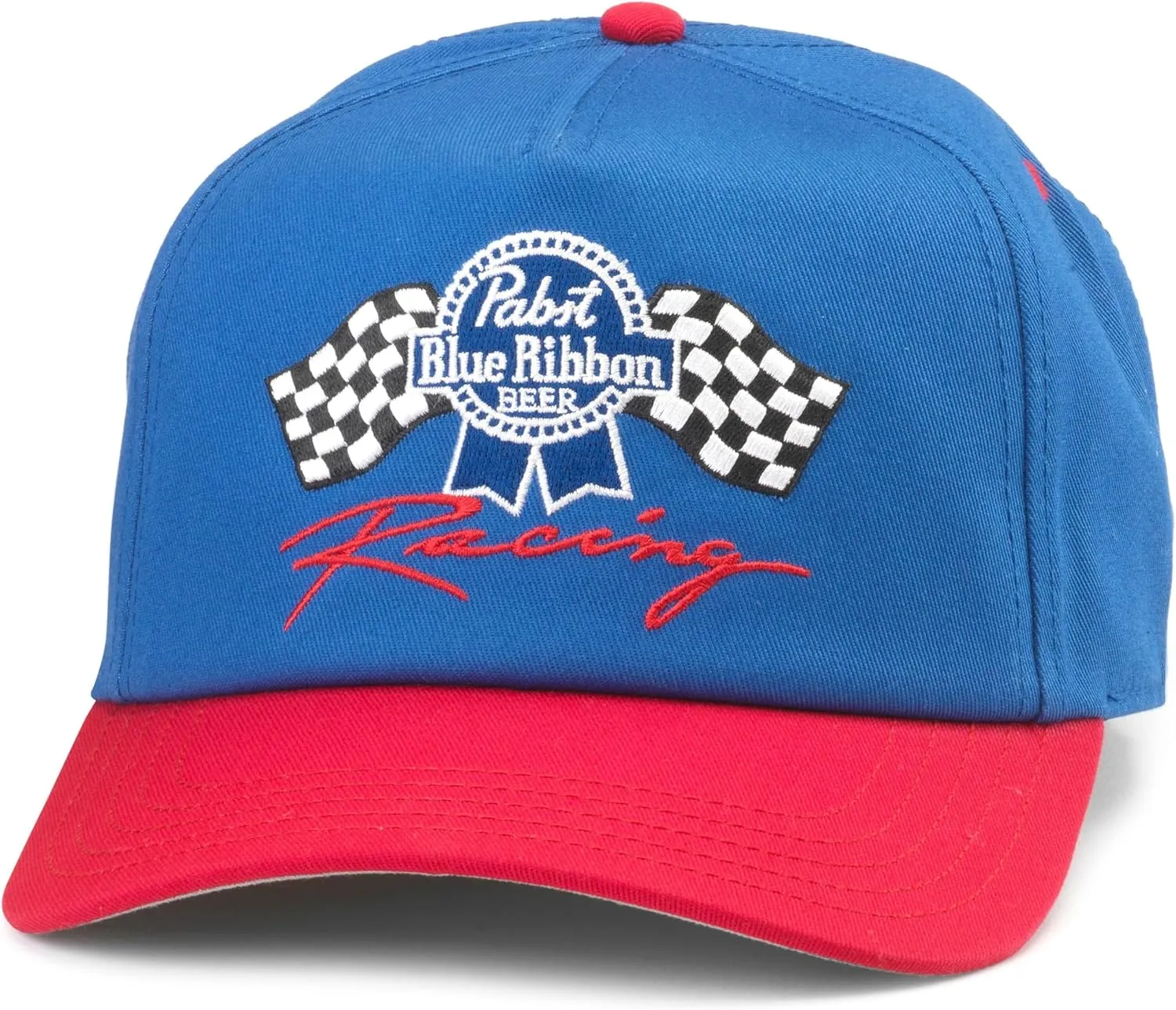 AMERICAN NEEDLE Pabst Blue Ribbon PBR Beer Unisex Adjustable Snapback Baseball Hat