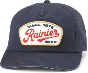 AMERICAN NEEDLE Rainier Beer Patch Unisex Adjustable Snapback Baseball Hat
